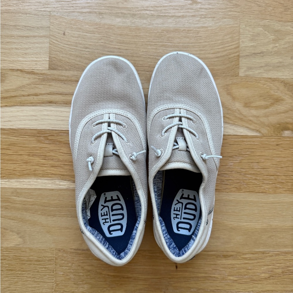 Hey Dude Tan Conway Sneakers